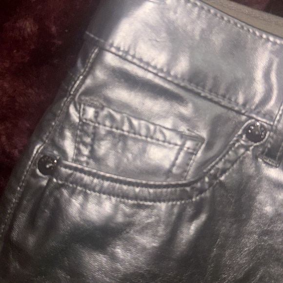 Express silver leather pants - Picture 8 of 9